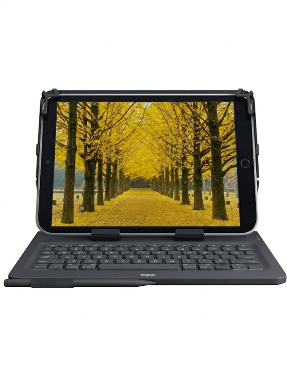 Logitech 10"  Universal Tablet Keyboard Black Folio Case - English